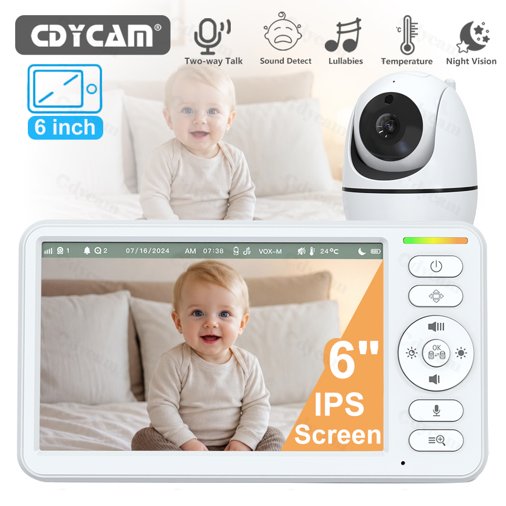 Audio Music Kids - Monitor Video per Bambini 6'' PTZ