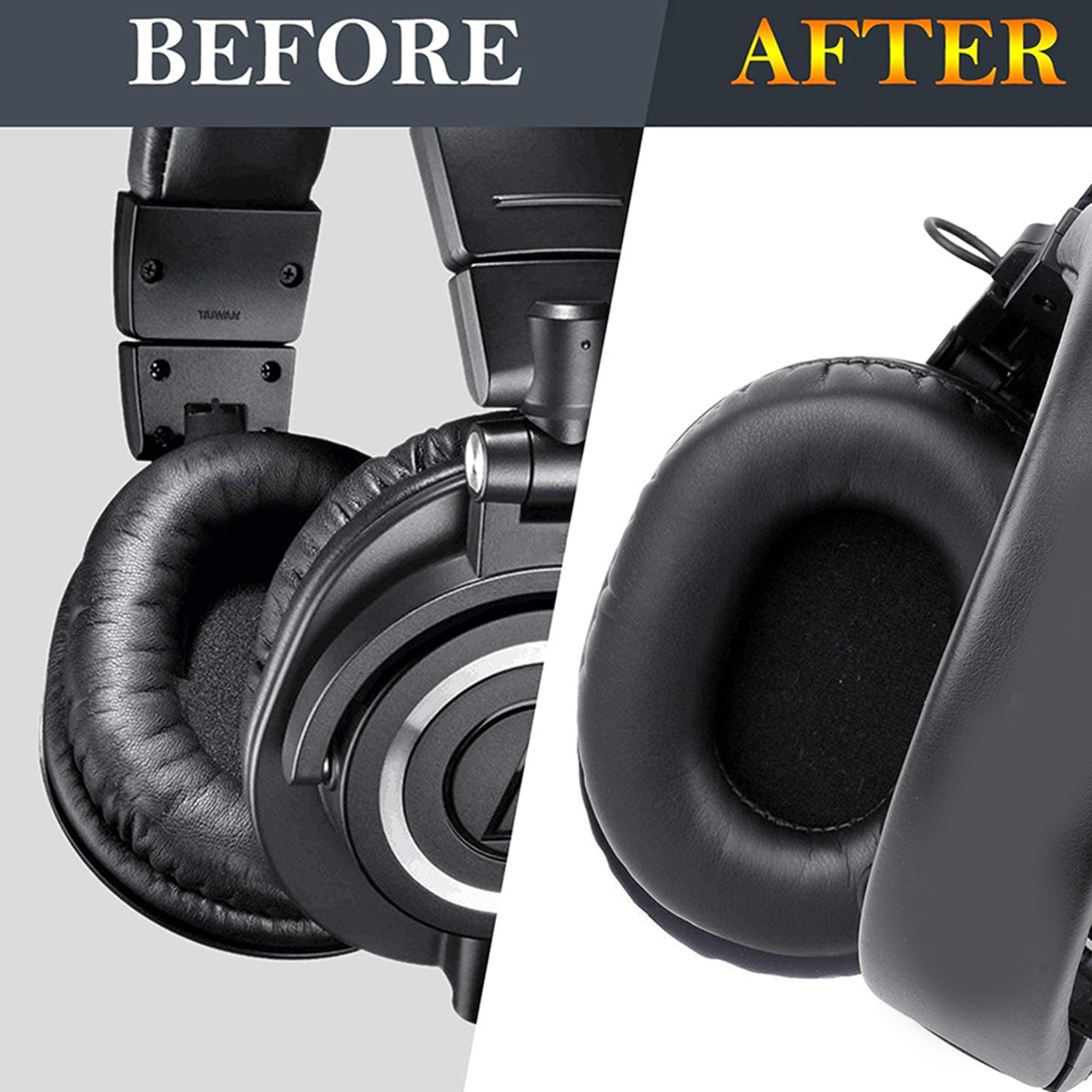 Audio Technica Headphone Ath-M20X - Cuscinetti auricolari di ricambio AED6-M50X compatibili