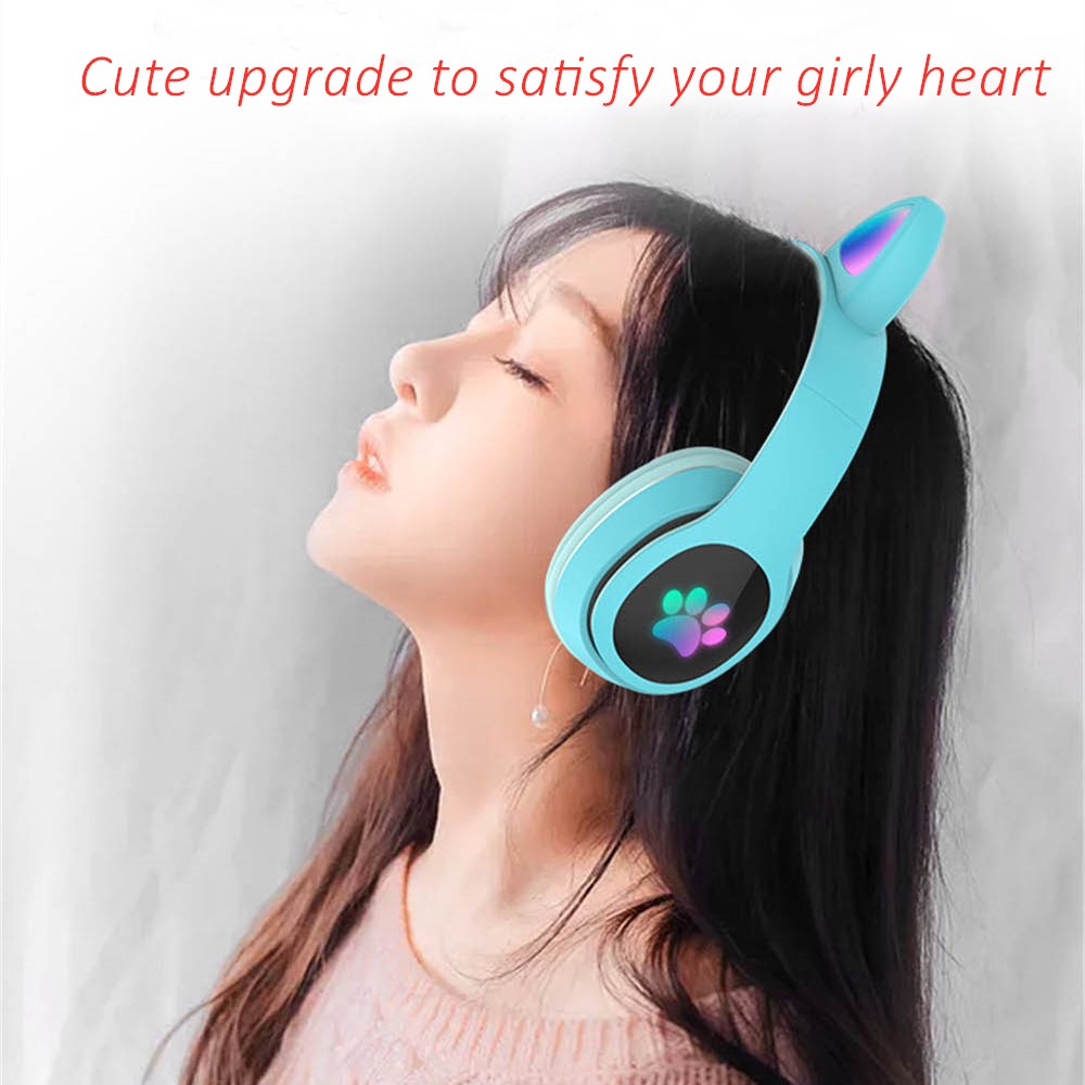 Audio Music Kids - Simpatico gatto LED cuffie senza fili