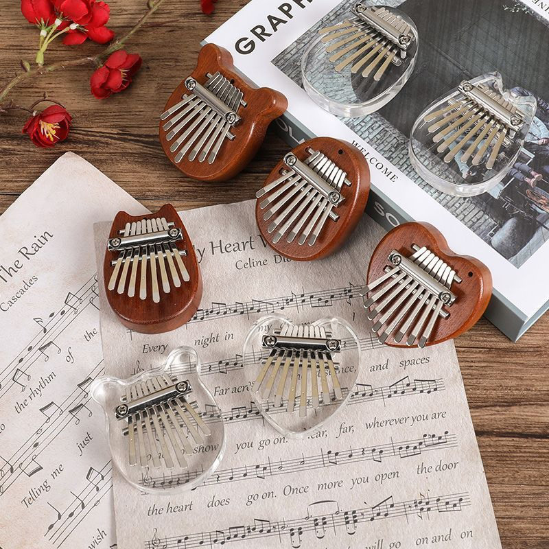 Kalimba Thumb Piano - 5*7 cm 8 tasti Kalimba pollice