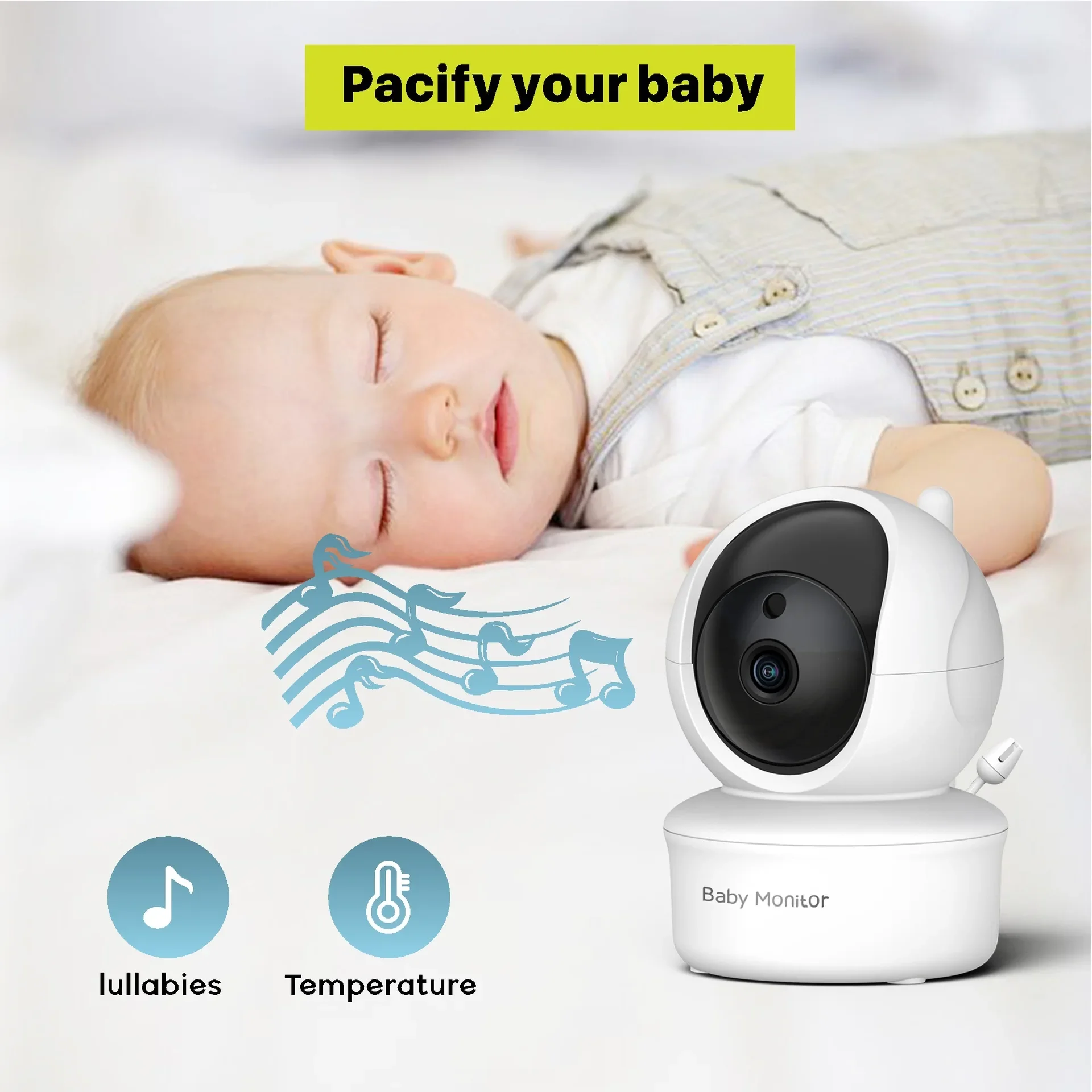 5,0 pollici Video Baby Monitor - Audio Music Kids recensione e prezzo
