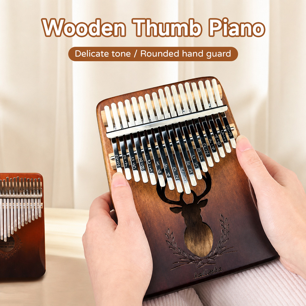 Kalimba in Mogano a 21 Tasti,  - Kalimba Thumb Piano recensione e prezzo