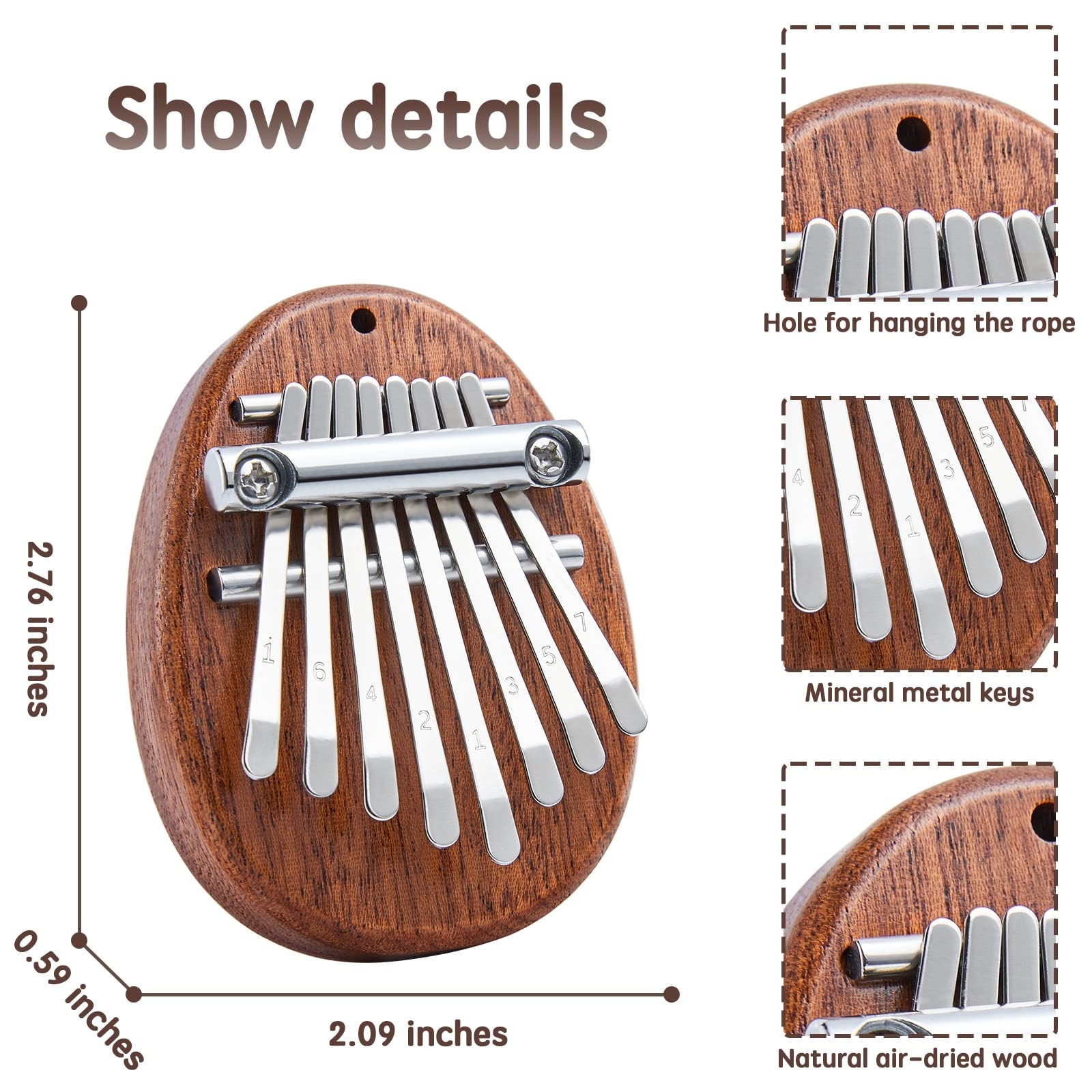 Mini Kalimba 8 tasti Thumb Pia - Kalimba Thumb Piano recensione e prezzo