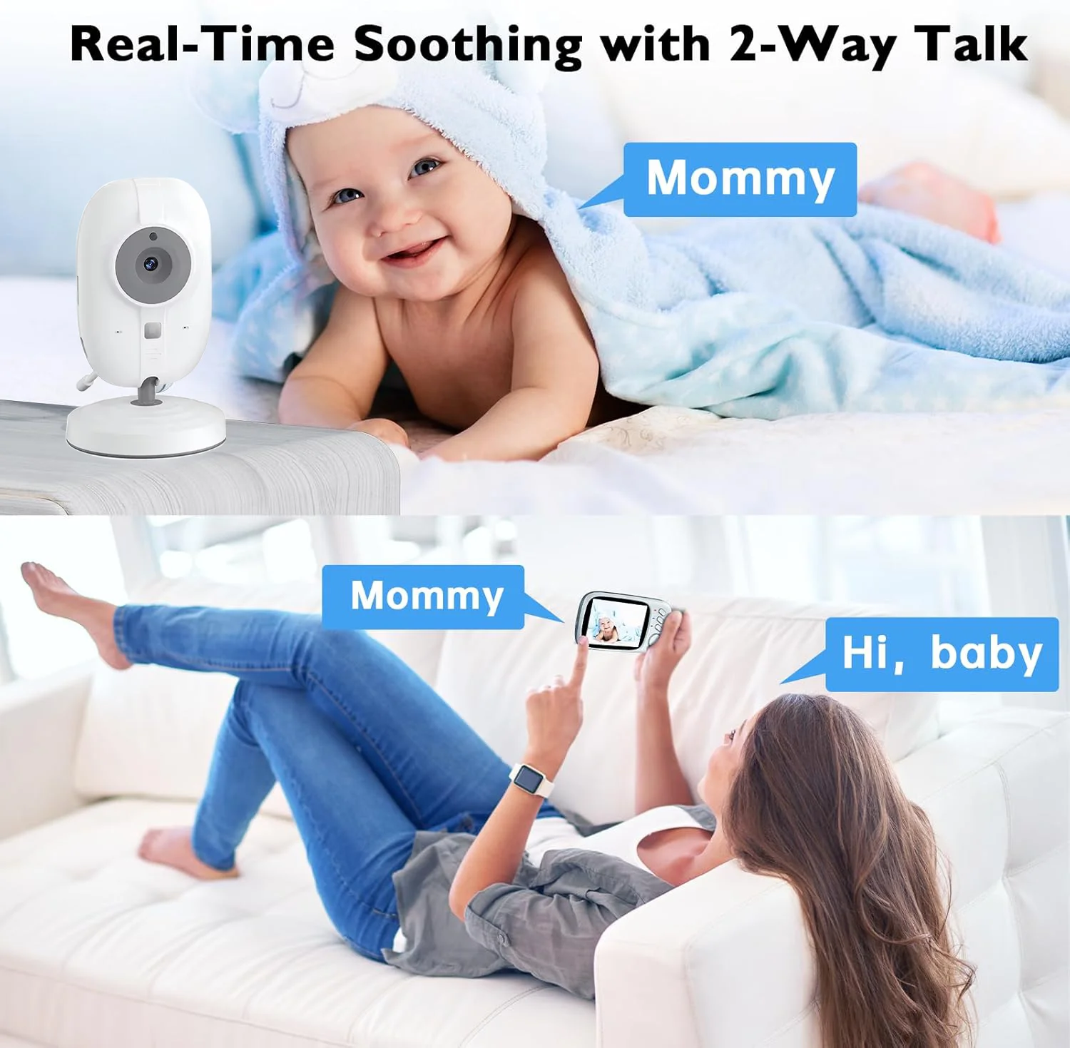 Baby Monitor Video 2.4G per Ge - Audio Music Kids recensione e prezzo